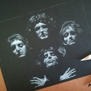 Queen Bohemian Rhapsody Photo Art Print Signed by artist